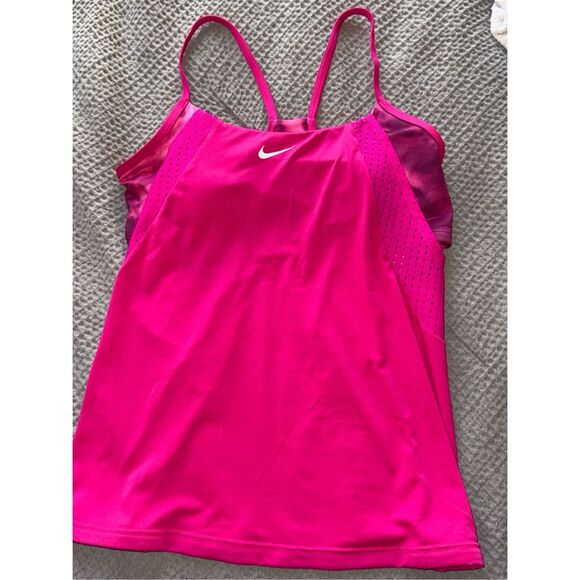 NWT- Nike Tie Dye Layered Tankini- size Small - Picture 2 of 12